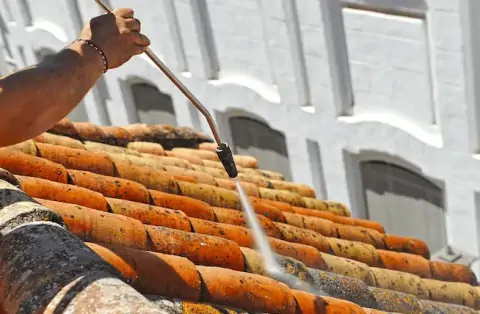 Nettoyage de toitures - La Ville-du-Bois